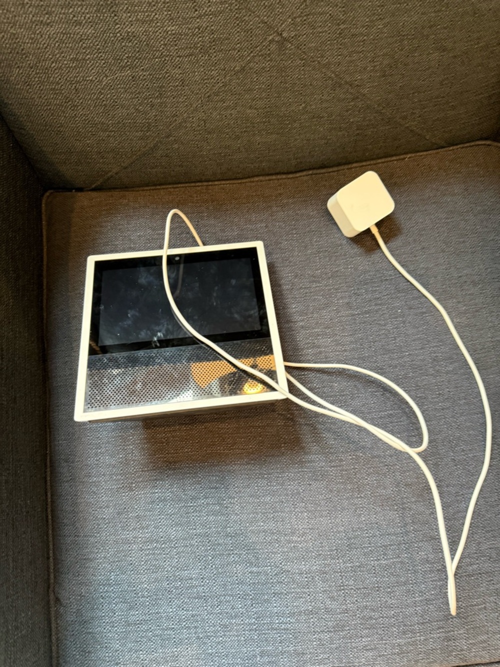 Amazon Alexa show Smart Display with White Frame and Charger